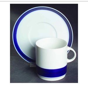 5 sets Thomas for Rosenthal Cobalt Flat Cup Saucer Set
